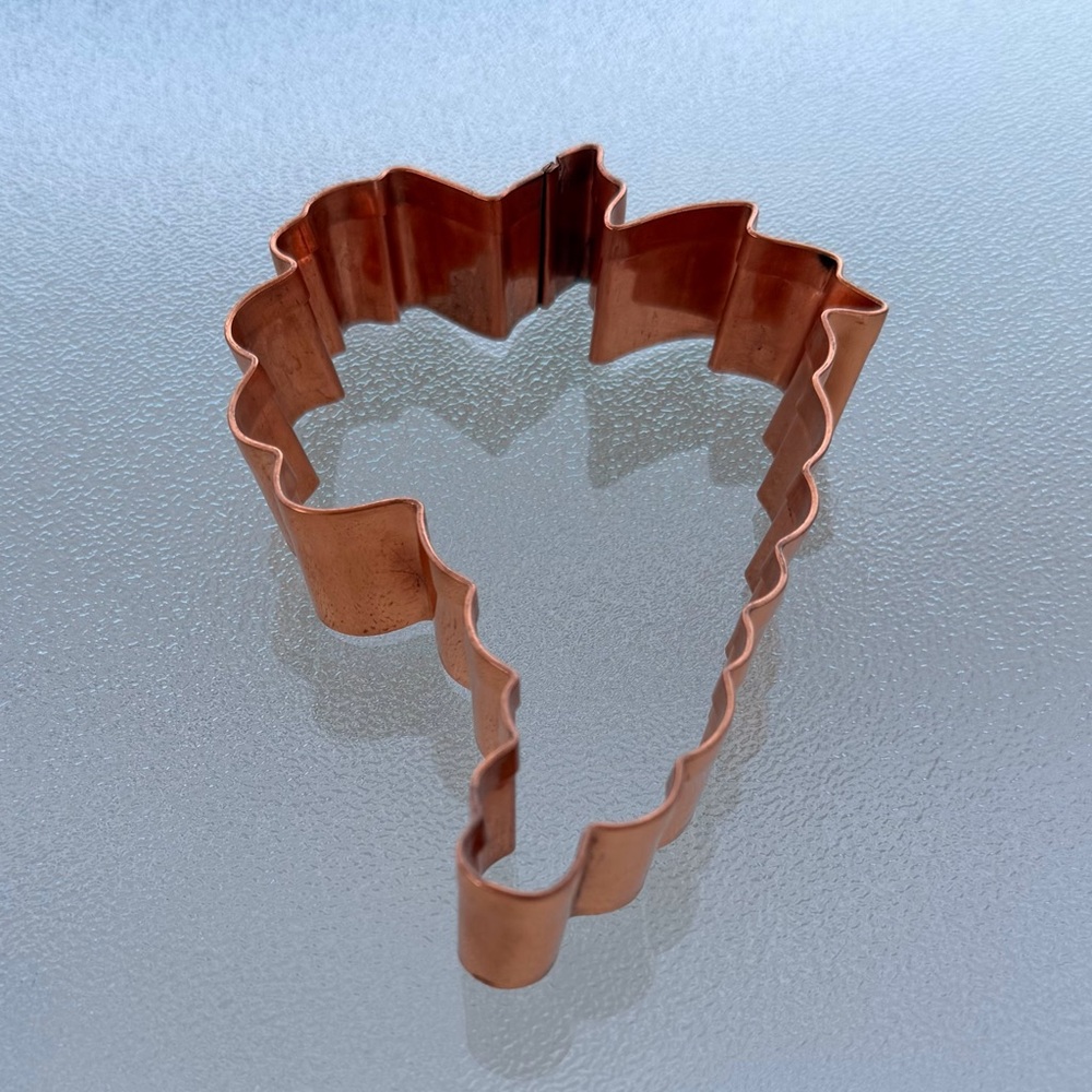 Grape Cluster and Leaves Copper Cookie Cutter